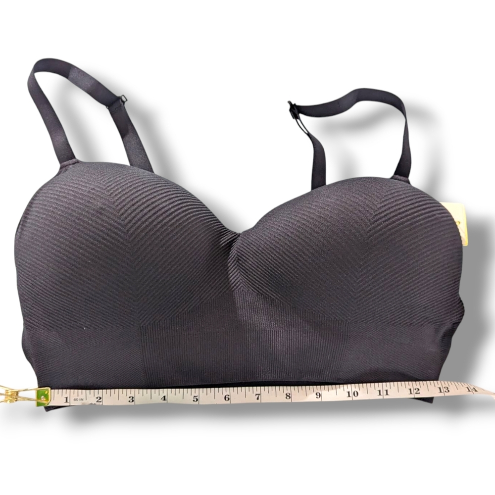 NWT LARGE All In Motion Black Seamless Bra - Picture 10 of 11